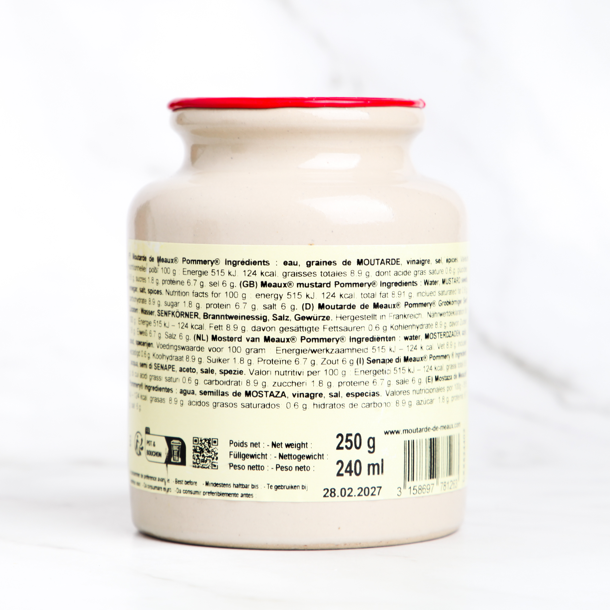 Wholegrain Mustard - Moutarde de Meaux Pommery